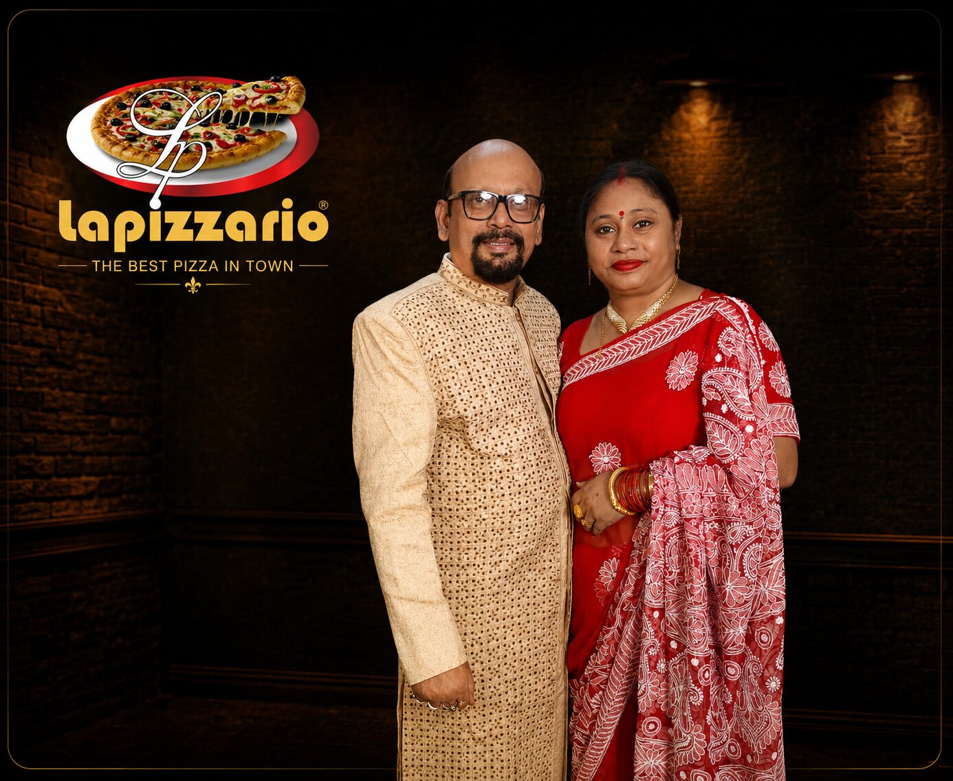 Mr. Karunasindhu Chakraborty, Founder, and Mrs. Moushumi Chakraborty, Co-founder and Partner of La Pizzariô